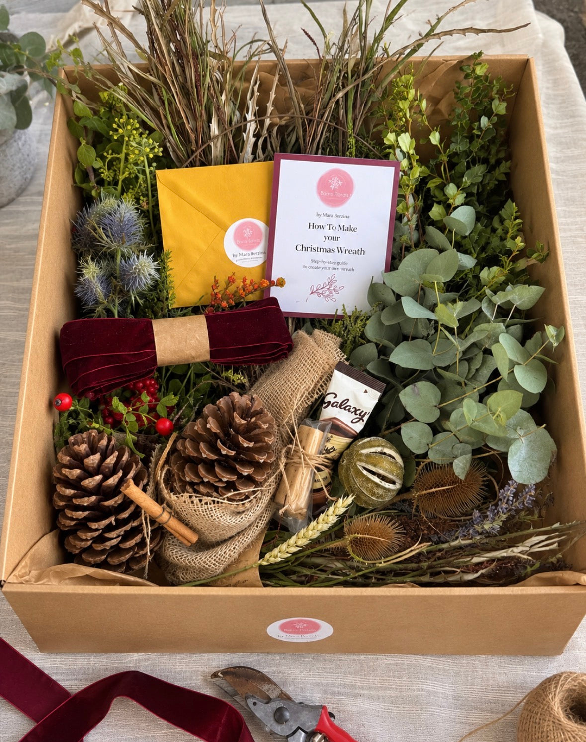 Our Bestselling DIY Christmas Wreath Kit | Fresh Foliage | Foam or Wire Base- OPEN FOR PREORDERS!
