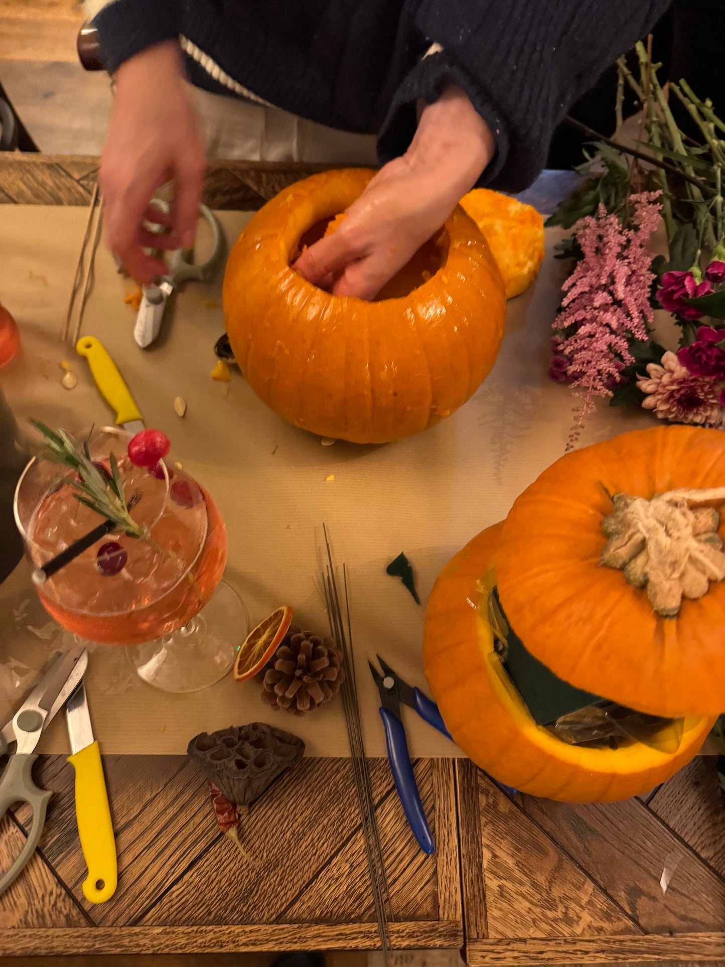 Flower Pumpkin Arrangement Workshop – The Wellington Hotel, Boscastle, PL35 0AQ- 29th October
