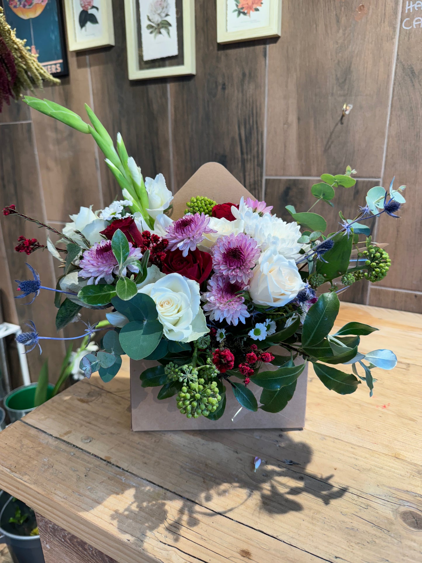 Seasonal Flower Arrangement- Envelope