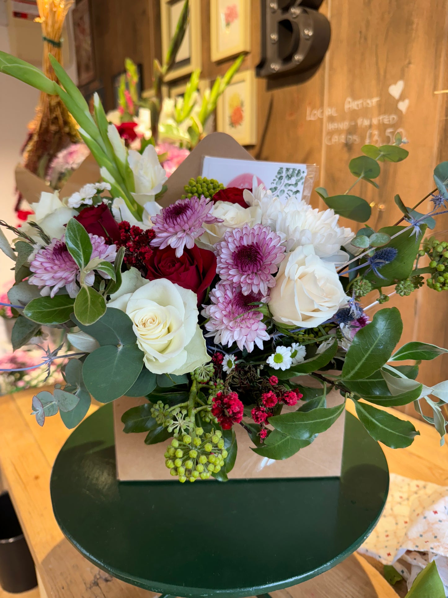 Seasonal Flower Arrangement- Envelope