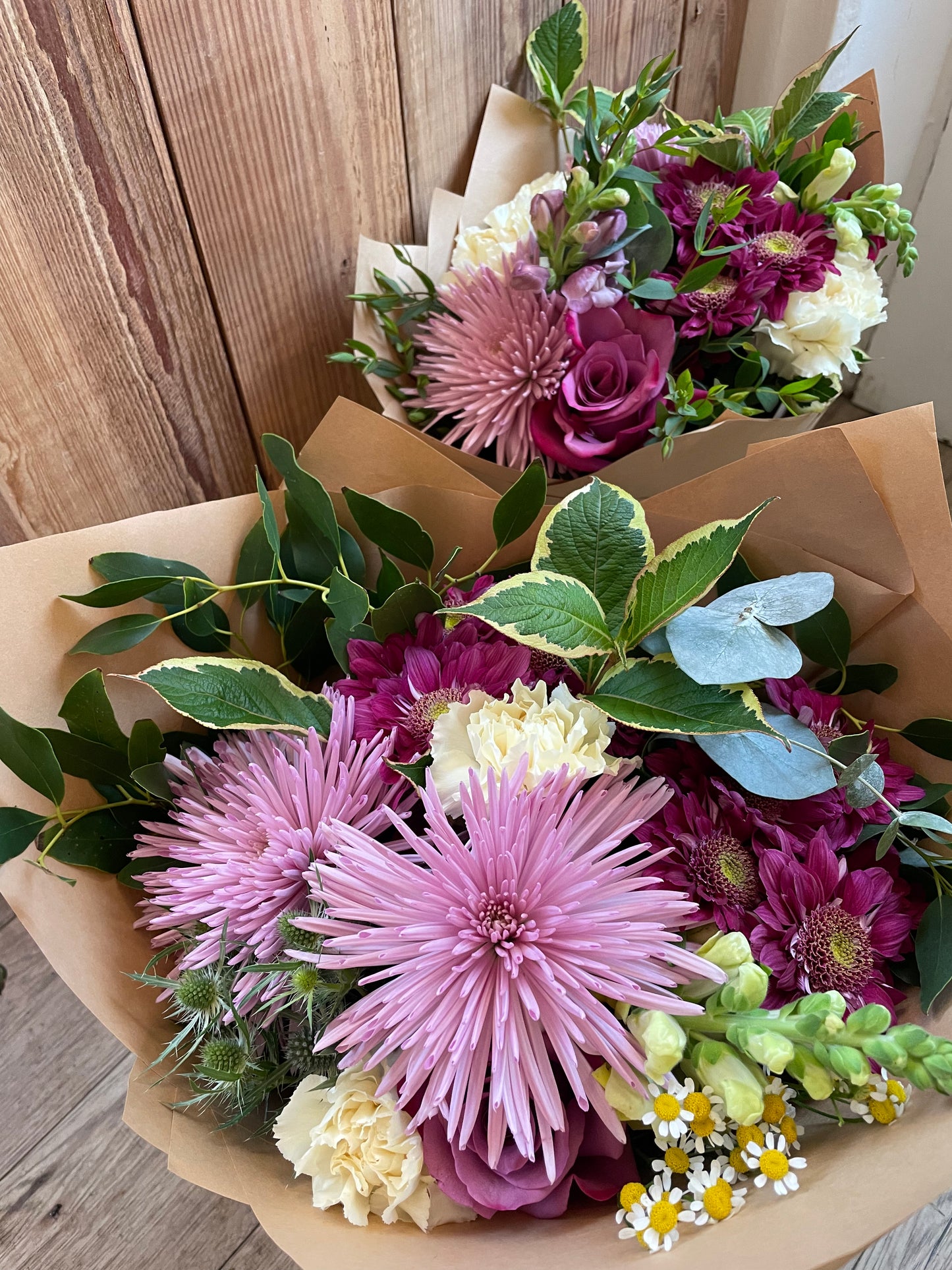 Seasonal Fresh Flower Hand-Tied: Florist Choice