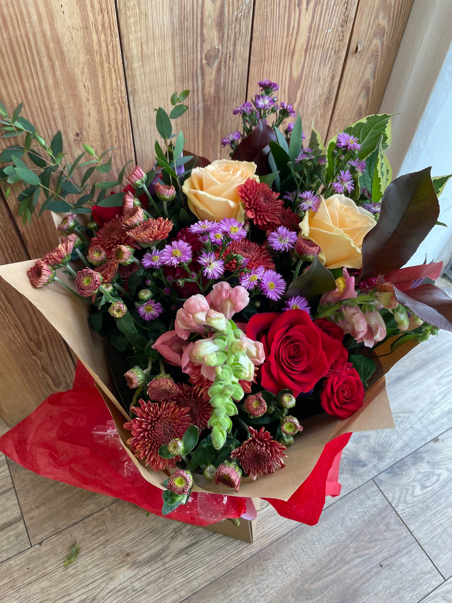 Seasonal Fresh Flower Hand-Tied: Florist Choice