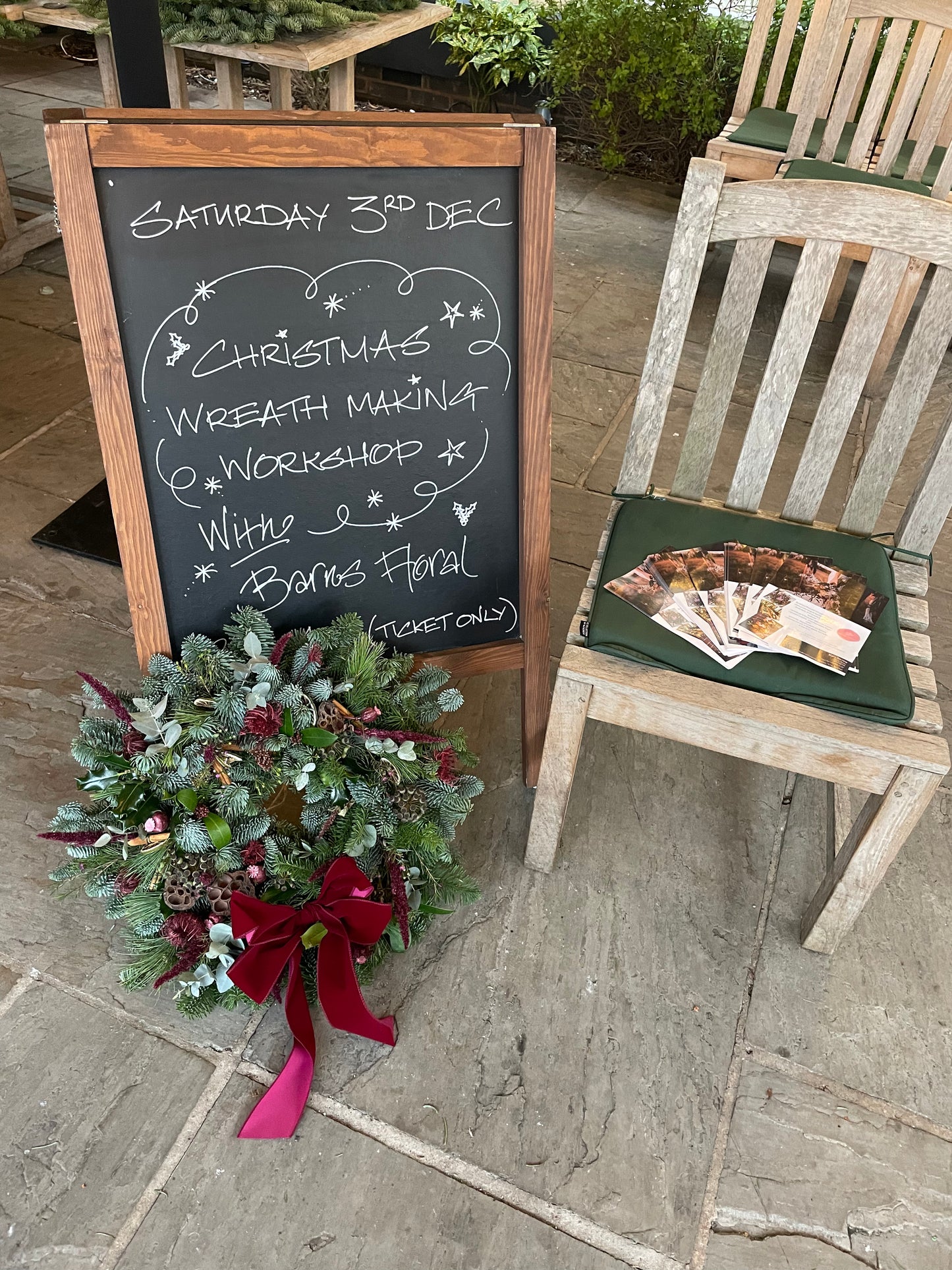 Christmas Wreath Making workshop at The Physician, Birmingham, B15 3DH