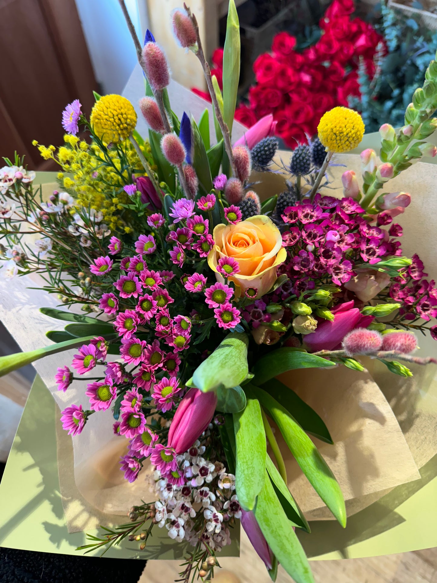 Spring Flower Posy- 'Iris'